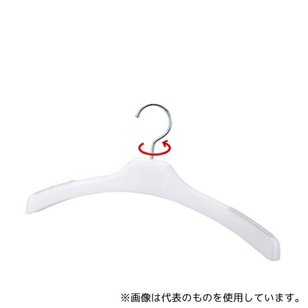 ストア・エキスプレス 61-428-93-3 発泡シャツ・ジャケット用ハンガー スベリ止め付き 白 入数10本