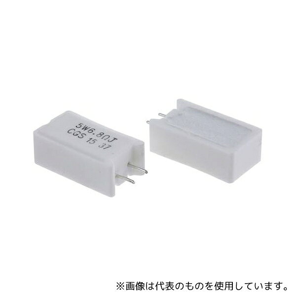 TE Connectivity SQMW56R8J セメント抵抗器 SQM5シリーズ 6.8Ω 5W ±5% 1袋(5個入)
