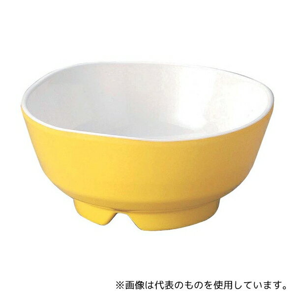 Office Supplies - 若泉漆器 261170 バイキングウェーブ丸小鉢 黄(内白)