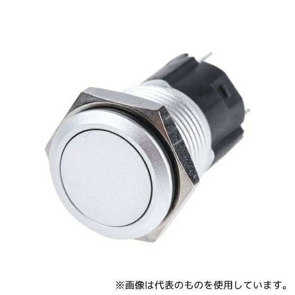 EAO 82-4551.1000 押しボタンスイッチ 1 A @ 24 V dc モーメンタリ パネルマウント 単極双投(SPDT) 16(..