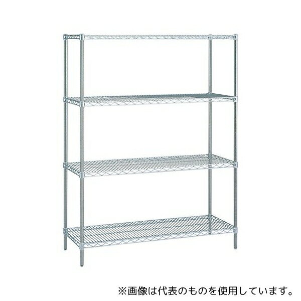 エレクター SLS910PS1590SW4 オールステンレスエレクター・シェルフ W910×D613×H1587mm(PS) DB付 4段