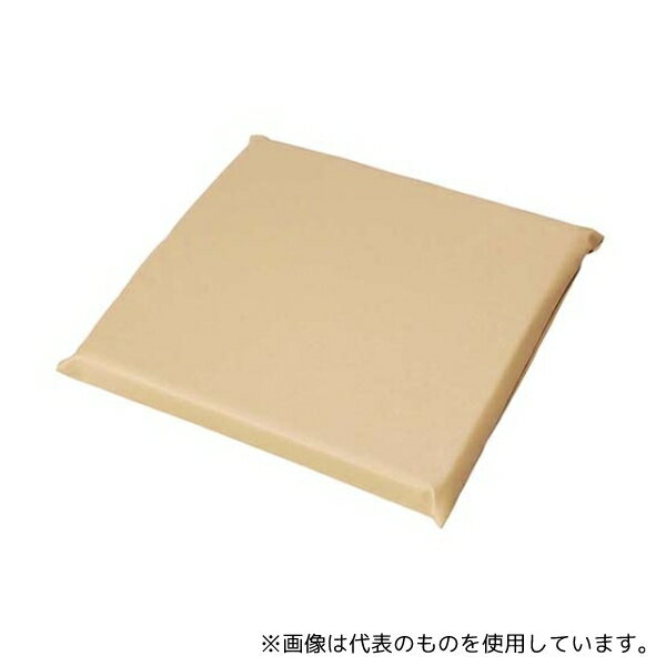 江部松商事 7249500 レザー 座布団 無地 AAU0004 中 ベージュ