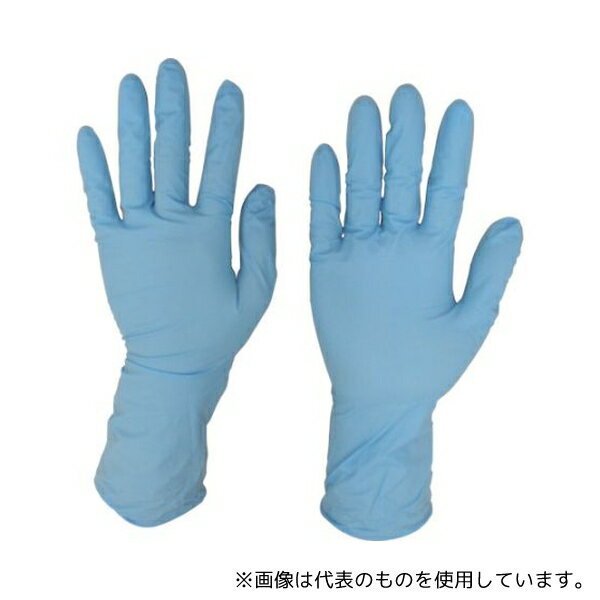 宇都宮製作 NBR0670PF-BBSS ニトリルディスポブルーロングPF SS (50枚入)