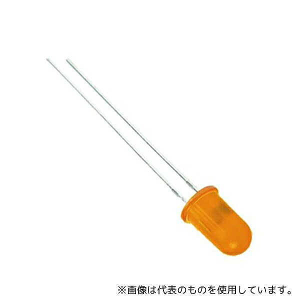 【アズワン AS ONE】汎用器具・消耗品 金属・樹脂実験必需2 実験室必需用品、器具その他 ●Kingbrightスルーホール丸型LEDシリーズ - 5mm ●このKingbright製のLEDは、5mm (T-1 3/4)のスルーホールパッケージに収納されています。 ●これらのLEDは、拡散及び無色透明のレンズタイプで提供され、様々なカラーオプションを揃えています。 ●頑丈で信頼性の高い業界標準パッケージにより、低消費電力と長寿命が実現されます。 商品の仕様 ●入数:1袋(5個入) ●LED色:オレンジ ●パッケージタイプ:5mm (T-1 3/4) ●実装タイプ:スルーホール実装 ●LED数:1 ●順方向電圧:2.05V ●光度:30 mcd ●ピン数:2 ●ビュー角:60 ° ●レンズ形状:砲弾型 ●主波長:610 nm ●寸法:5×8.6mm ●LED材質:GaAsP ●RoHS適合状況:適合 ●コード番号:228-5994 ●JANコード：0 【※ご注意ください】商品は代表の画像を使用しています。 関連商品 Kingbright 可視光LED Solid State Lamp シリーズ L-43GD 可視光LED 緑 568nm 4mm (4 (Dia.)x6mm) L-53GD 可視光LED 緑 568nm 5mm (T-1 3/4) L-53ID-5V 可視光LED 赤 625nm 5mm(T-1 3/4) L-53ND 可視光LED オレンジ 610nm 5mm (T-1 3/4) L-53SED 可視光LED オレンジ 601nm 5mm (T-1 3/4) L-53SGC 可視光LED 緑 568nm 5mm(T-1 3/4) L-53YD 可視光LED 黄 588nm 5mm (T-1 3/4)