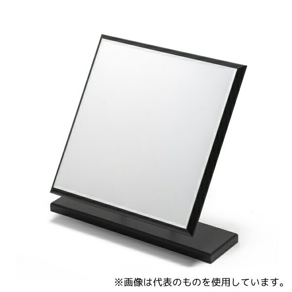 堀内鏡工業 H-301BK ウッドスタンドミラー L ブラック