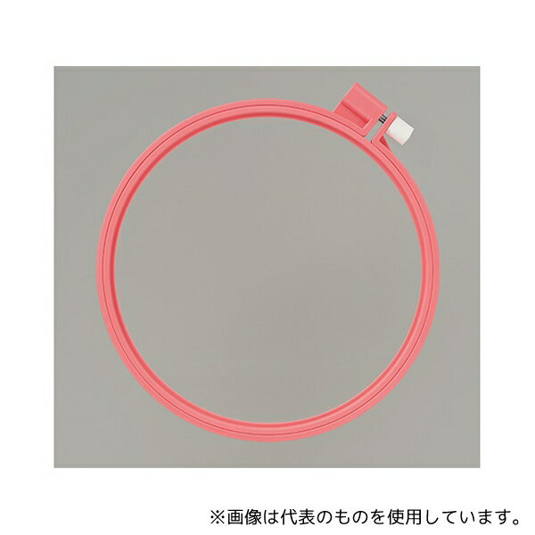 クロバー 57266 カラフル刺しゅう枠 コーラル (15cm)