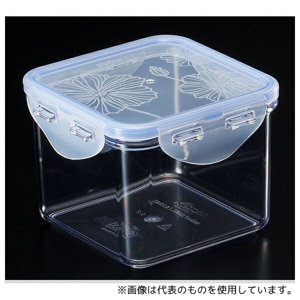 ロック&ロック LBF851 L&L ビスフリーコンテナ スクエア 深型 0.68L
