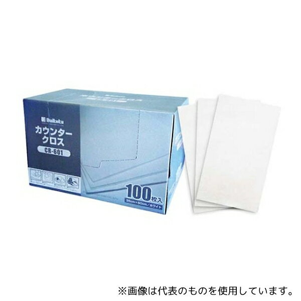 大黒工業 3523600 DK カウンタークロス(100枚入)白 CR-601