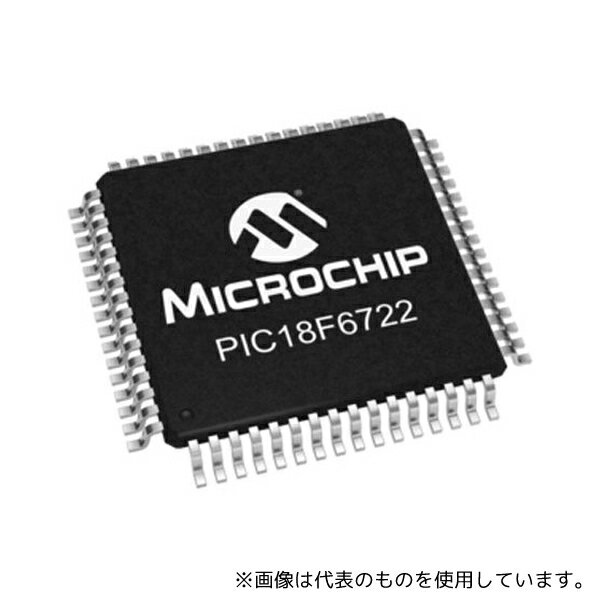 Microchip PIC18F6722-I/PT マイコン 8ビット RISC PIC18F 40MHz 1.024 kB 128 kB フラッシュ 64-Pin TQFP