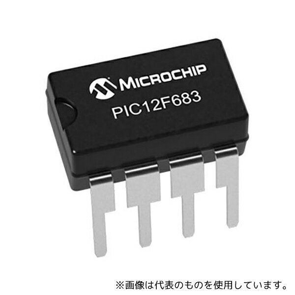 Microchip PIC12F683-I/P マイコン 8ビット RISC PIC12F683 20MHz 3.5 kB フラッシュ 8-Pin PDIP 1袋(5個入)
