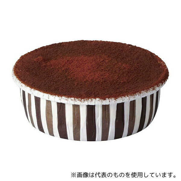 天満紙器 CR-25 カールカップ(100枚入) BRストライプ
