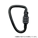 アズワン KBR-300K アイガーソリッドカラビナロック ブラック
