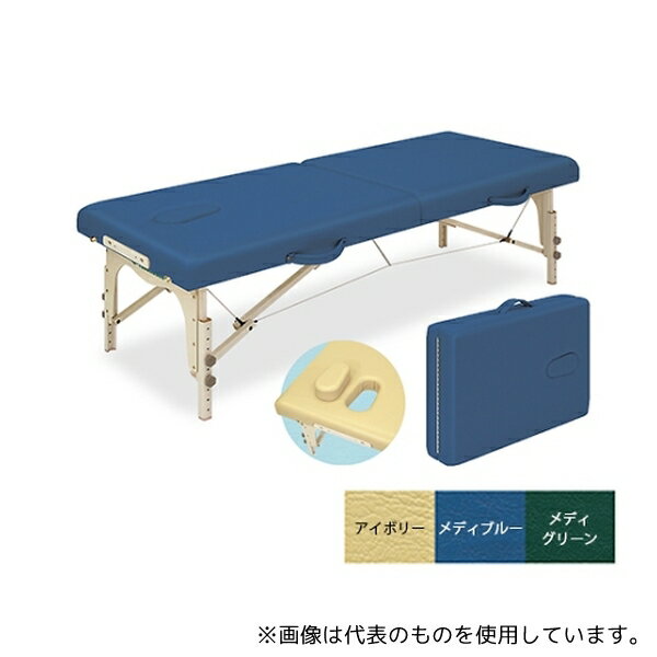 高田ベッド TB-381-02 ローズ70 幅70×長さ183×高さ45/65cm メディブルー