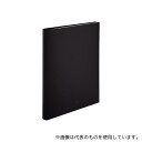 LIHITLAB N5016-24 AQUA DROPs クリヤーブック<ポケット交換タイプ> 24黒 N-5016