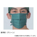 KAZEN 182-62 フリー 手術マスク グリーン フリー 1組(2枚入)