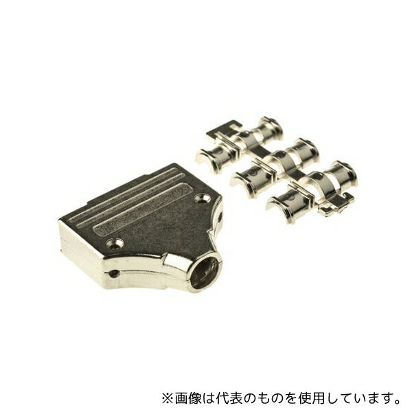 MH Connectors MHDM25-K D-subコネクタ用バックシェル MHDM シリーズ ストレート 25 極 亜鉛 シルバー