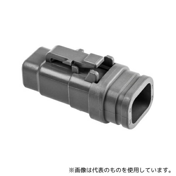 Deutsch DTM064S-E007 自動車用コネクタ 4極 オス 7.5A グレー DTMシリーズ