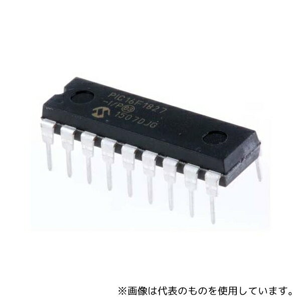 Microchip PIC16F1827-I/P マイコン PIC16F 8ビット RISC 18-Pin PDIP 1セット(25個入)
