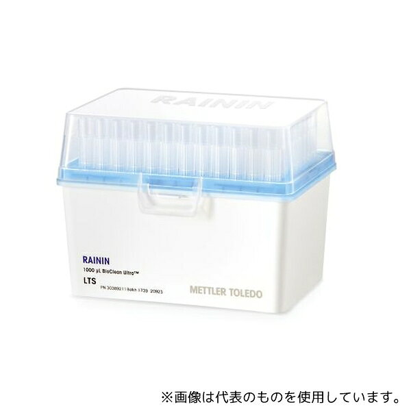 メトラー・トレド レイニン 30389166 低吸着汎用チップ(リムーバブルカバーラック入)ローリテンションチップ RT UNV 1000μL FL 768A/8 1個(96本×8ラック入)
