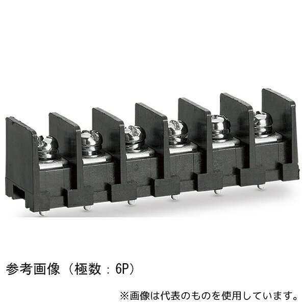 サトーパーツ ML-50-S1BYS-10P ネジ式端子台 端子間ピッチ10.16mm 底面絶縁物無し PC端子 取付孔無し セムスネジ 10P