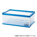 サンコー(三甲) O-30Bフ゛ルートウメイ 薄型軽量オリコン 30L フタなし 半透明