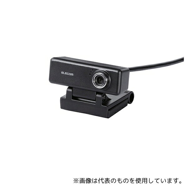エレコム UCAM-C520FBBK 高画質HD対応200万画素Webカメラ
