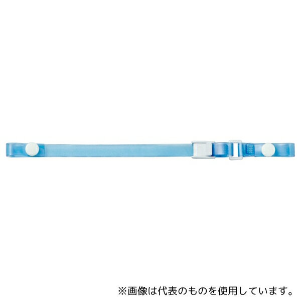 中国産業 #0386-07-F ビニールアゴ紐 細 ブルー