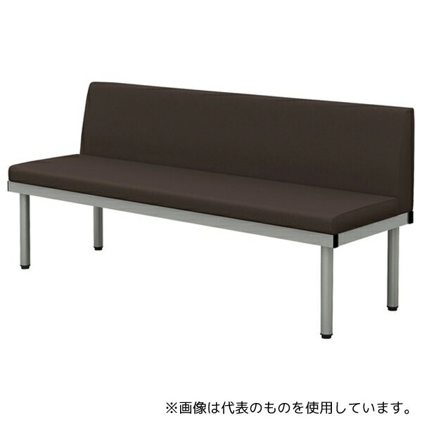 Y2K 背付きL型ベンチ 1500 ブラウン