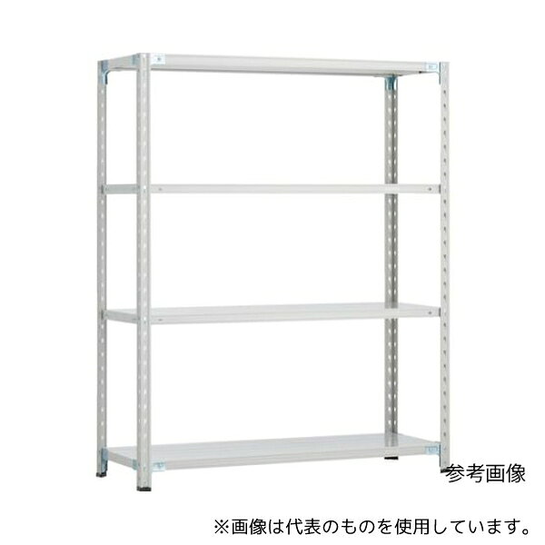 トラスコ中山 CB-5364-WG CB型セミボルトレス軽量棚 900X600XH1500 4段 WG色
