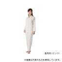 神戸生糸 No905 楽らくパジャマ柄タイプ(スムース) 婦人用 ピンク M