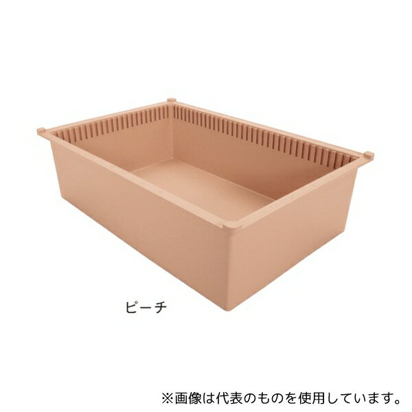 サカセ PTDX64-17 トレー 64-17タイプ(深さ17cm)耐熱・制電 ピーチ