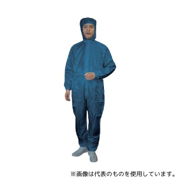 【アズワン AS ONE】汎用器具・消耗品 保護・手袋・ウエア2 白衣、ウェアー ●超導電性加工糸を使用しています。 ●クリーンパック済みです。 ●裄丈:83cm ●クリーンルームでのチリ、ホコリ、静電気対策の必要な作業に。 商品の仕様 ●色:ネイビー ●サイズ:L ●着丈(cm):154 ●適合胸囲(cm):120 ●ウエスト(cm):76〜86 ●股下(cm):67 ●ISO Class5(Fed/STDクラス100)相当 ●フロントファスナー ●男女共用 ●フード付 ●材質/仕上:ポリエステル ●注意:マスク・手袋・シューズ別売。 ●直送時運賃別途 ●原産国:中国 ●コード番号:810-6200 ●JANコード：4582205163002 【※ご注意ください】商品は代表の画像を使用しています。