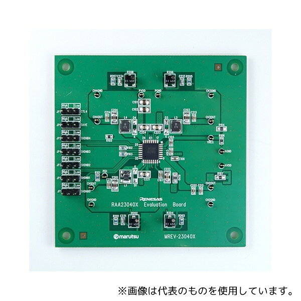 【アズワン AS ONE】物理・物性測定器 タイマー・電気器具 電気器具関連商品 商品の仕様 ●出力タイプCH1:DC/DC(降圧、電流モード) ●CH2:LDO ●CH3:DC/DC(降圧、電流モード) ●CH4:DC/DC(降圧、電流モード) ●入力電圧2.5V〜5.5V ●出力電圧ch1 〜 3:0.9 V 〜 VIN×0.8(各ch独立に外部抵抗で設定) ●ch4:0.9 V 〜 VIN×0.8(外部抵抗設定) or 1.2V(固定) ●最大出力電流ch1:500 mA ●ch2:100 mA ●ch3:1500 mA ●ch4:1500 mA ●スイッチング周波数1.3MHz 〜 2.2MHz(可変) ●基板4層 / ガラスエポキシ / 片面実装 ●サイズ(W x D)80mm x 80mm ●JANコード：4547634020838 【※ご注意ください】商品は代表の画像を使用しています。