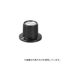 サトーパーツ K-1-A つまみ Φ35 黒 指示線あり シャフト径Φ6用