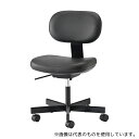 ノーリツイス DC-EH12B 導電チェア 背付き 導電 ウレタン巻双輪キャスター(EH型)ブラック