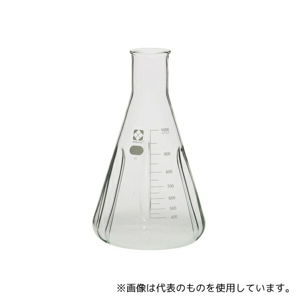柴田科学 バッフル三角フラスコ 1000mL 1箱(10本入)