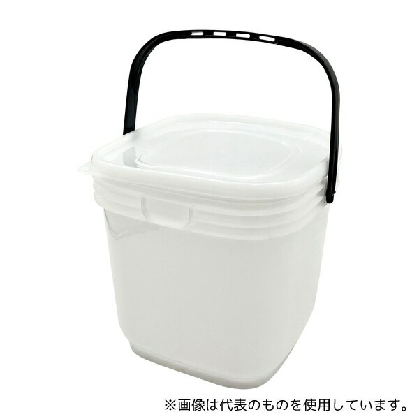 アズワン 15 密閉バケツ・ミニ(角) 15L(4)