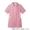 住商モンブラン MN500-1301 ナースジャケット 半袖(Mピンク/白)3L