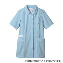 住商モンブラン MN500-2101 ナースジャケット 半袖(Mサックス/白)3L