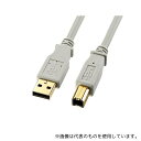 サンワサプライ EA764AJ-75A 2.0m USBケーブル(A-B/2.0対応/金メッキ/グレー)(3)