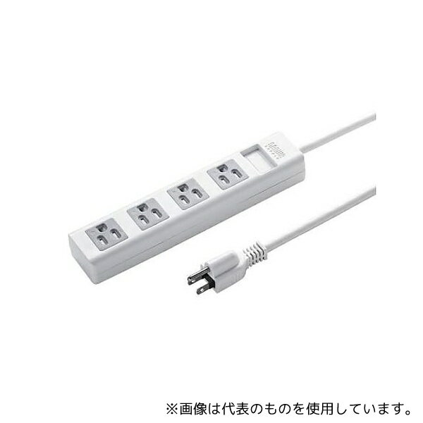 サンワサプライ EA815GM-255 AC125V/15Ax2.5m タップ(4口/3P/3Pプラグ)