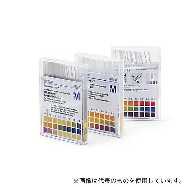 Merck 1.09545.0001 pHインジケーターストリップ pH11.0-13.0 特定領域用 ノンブリーディング pH11.0-1..