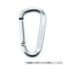 トラスコ中山 TKN660SV カラビナ 線径6mmX60mm D型 シルバー