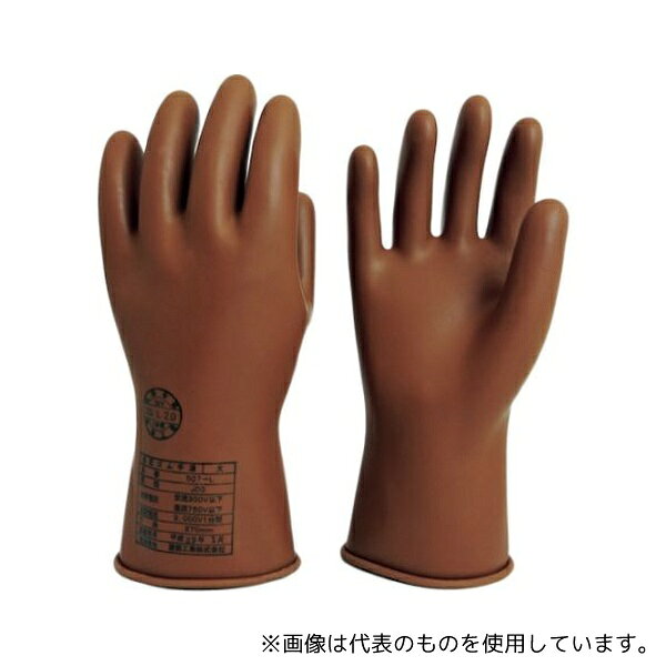 渡部工業 507-LL 低圧ゴム手袋 AC300V/DC750V以下用 特大