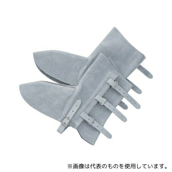 トラスコ中山 TYK-AK 牛床革保護具 足カバー 1組(2個入)