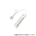 エレコム T-E6A-2410WH 省エネタップ 個別スイッチ ホコリシャッター付 4個口 1m ホワイト