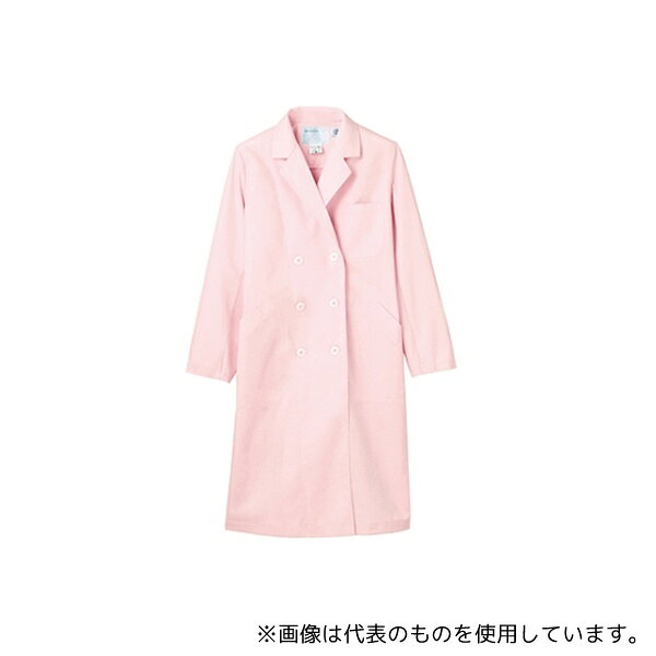 住商モンブラン 51-017 M 診察衣 レディス 長袖W ピンク