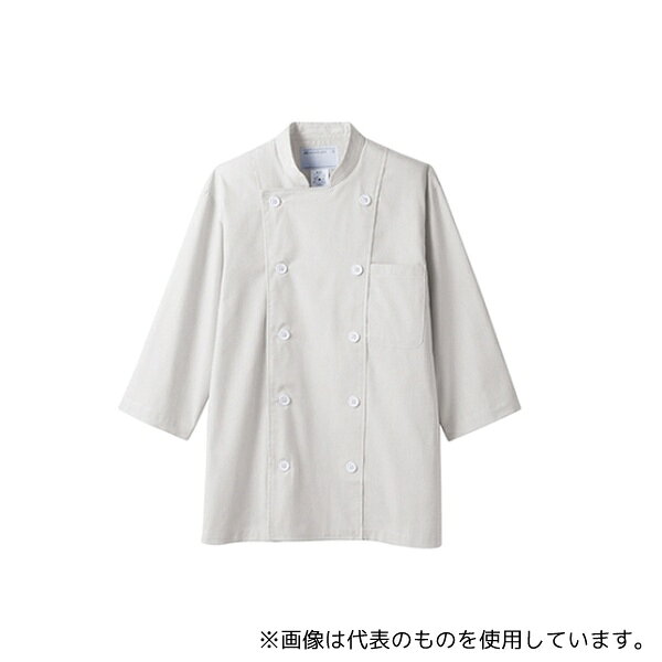 住商モンブラン 6-575 S コックジャケット男女兼用 7分袖 グレー