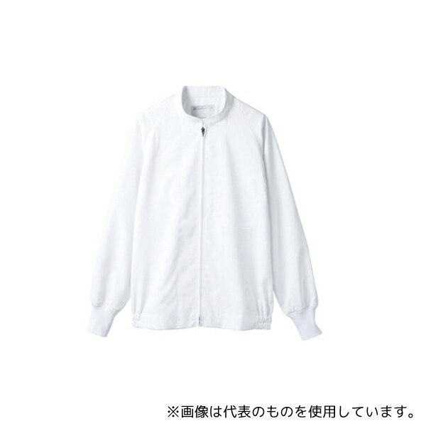 住商モンブラン 8-411 LL ジャンパー 男女兼用 長袖 白 エコ