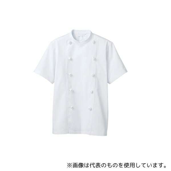 住商モンブラン TC6622-2 M コックコート 男女兼用 半袖 白